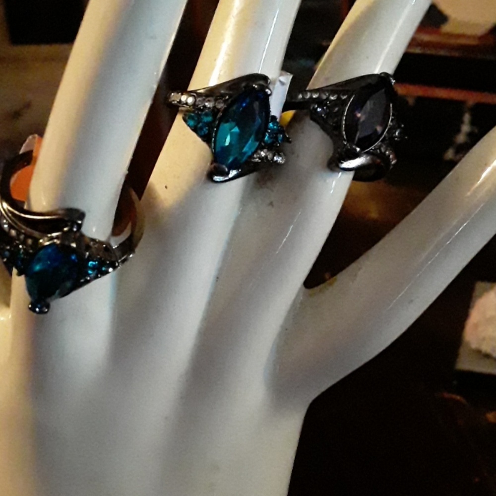 Black womens fashion rings